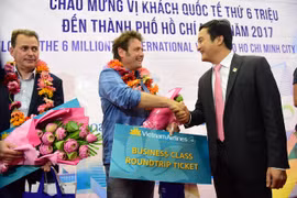 HCM City welcomes six millionth int’l visitor in 2017