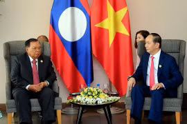 APEC 2017: Vietnamese President meets with top leader of Laos