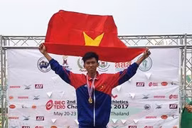 Vietnam wins three silvers at Asian Youth Athletics Champs