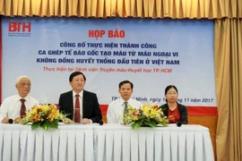 Vietnam succeeds in first peripheral blood stem cells transplant