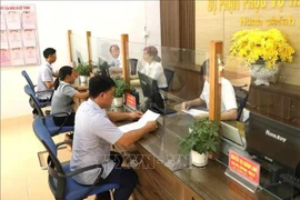 At the public administration service department of Viet Thanh commune, Yen Bai province's Tran Yen district. (Photo: VNA)