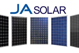 Solar battery products of JA Solar Technology Vietnam Co., Ltd. (Illustration photo - Source: JA Solar Technology Vietnam) 
