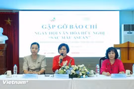 At the press conference on the ASEAN friendship festival (Photo: VNA)