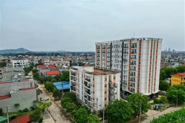 A social housing complex in Bac Giang city. (Photo: VNA)