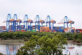 A part of Cai Mep-Thi Vai New Port, Ba Ria-Vung Tau province (Photo: VNA)
