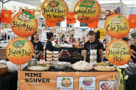 A stall at the festival in Kuala Lumpur (Photo: VNA)