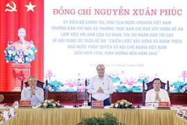 President meets supreme court to discuss law-governed state building strategy