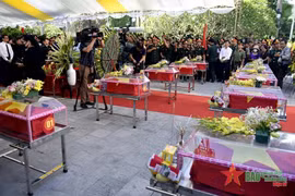 War martyrs’ remains reburied in Ha Giang
