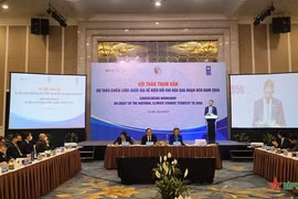  Conference collects ideas on draft national strategy on climate change