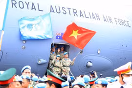 Vietnam's first engineering unit marches for UN mission in Abyei