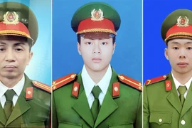 Brave firefighters promoted posthumously