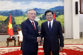 Chief Justice of Supreme People’s Court of Vietnam pays courtesy calls on Lao leaders 