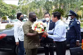 Sierra Leonean President visits Mekong Delta rice research institute