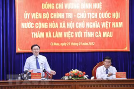 NA Chairman hails Ca Mau province’s achievements in 2021