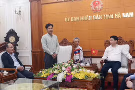Lao Ministry of Justice delegation visits Ha Nam province