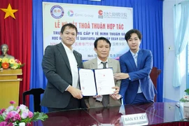 Japanese group helps Ninh Thuan train medical students
