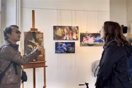 Painting exhibition on Vietnam held in France 