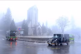 Temperature drops to 7.7 degrees Celsius in Sapa as cold spell hits