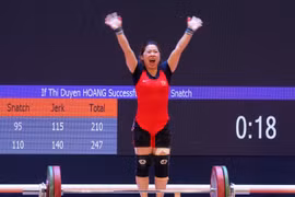 SEA Games 31: Vietnamese weightlifter wins gold in women's 59kg category