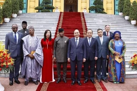 President Nguyen Xuan Phuc welcomes Vice President of Nigeria
