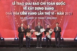 Winners of Party building press awards 2021 announced