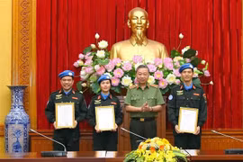 Three Vietnamese police officers to join UN peacekeeping mission in South Sudan