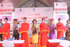 French-language book space opens in Ben Tre