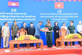 Remains of Cambodian soldiers handed over to Cambodia