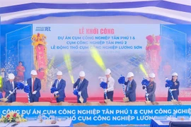 Work starts on three industrial clusters in Thai Nguyen