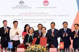 Cooperation agreement inked on establishment of Vietnam – Australia centre