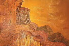 Paintings bring ancient Vietnamese architecture to life