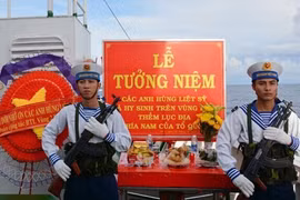 Naval soldiers who died on southern continental shelf commemorated