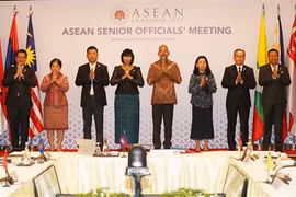ASEAN senior officials meet face to face in Phnom Penh