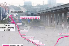 Completion schedule of HCM City Metro Line No.2 extended to 2030