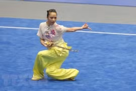 Wushu athlete Duong Thuy Vi wins gold at World Games