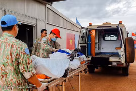 Vietnamese peacekeepers in South Sudan successfully give first aid to stroke patient