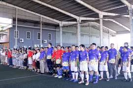 Football tournament marks Vietnam-Laos Solidarity and Friendship Year