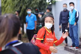 Women’s football squad training in RoK for SEA Games 31
