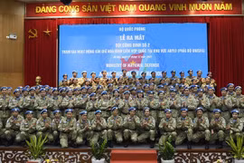Vietnam’s second UN peacekeeping sapper unit unveiled in Hanoi