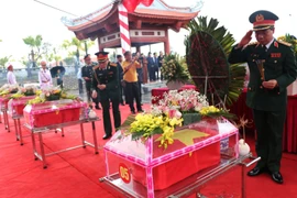 Remains of 8 martyrs buried in Ha Giang province