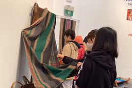 Traditional weaving exhibition draws Hanoi audience