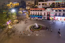 Pedestrian spaces in Hanoi resume operation