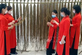 Quang Ninh exhibition highlights Ao Dai made of silk, hemp 