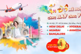 Vietjet offers exclusive zero-fare deal to celebrate 17 Vietnam – India route milestone