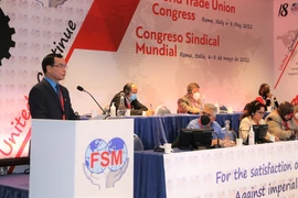 Vietnam attends 18th congress of World Federation of Trade Unions in Italy