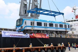 More trains for HCM City’s first metro line arrive in Vietnam