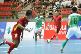 SEA Games 31: Indonesia’s futsal players hold Vietnam to 1 - 1 draw
