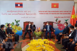 Khammoune's leader pays pre-Tet visit to Quang Binh province
