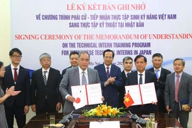 Japan to recruit Vietnamese technical interns under newly signed MoU