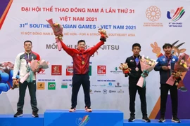 Vietnam’s Jujitsu team wraps up SEA Games 31 with two gold medals
